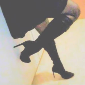 Knästövlar  - Scorett 12cm klack, lyckra