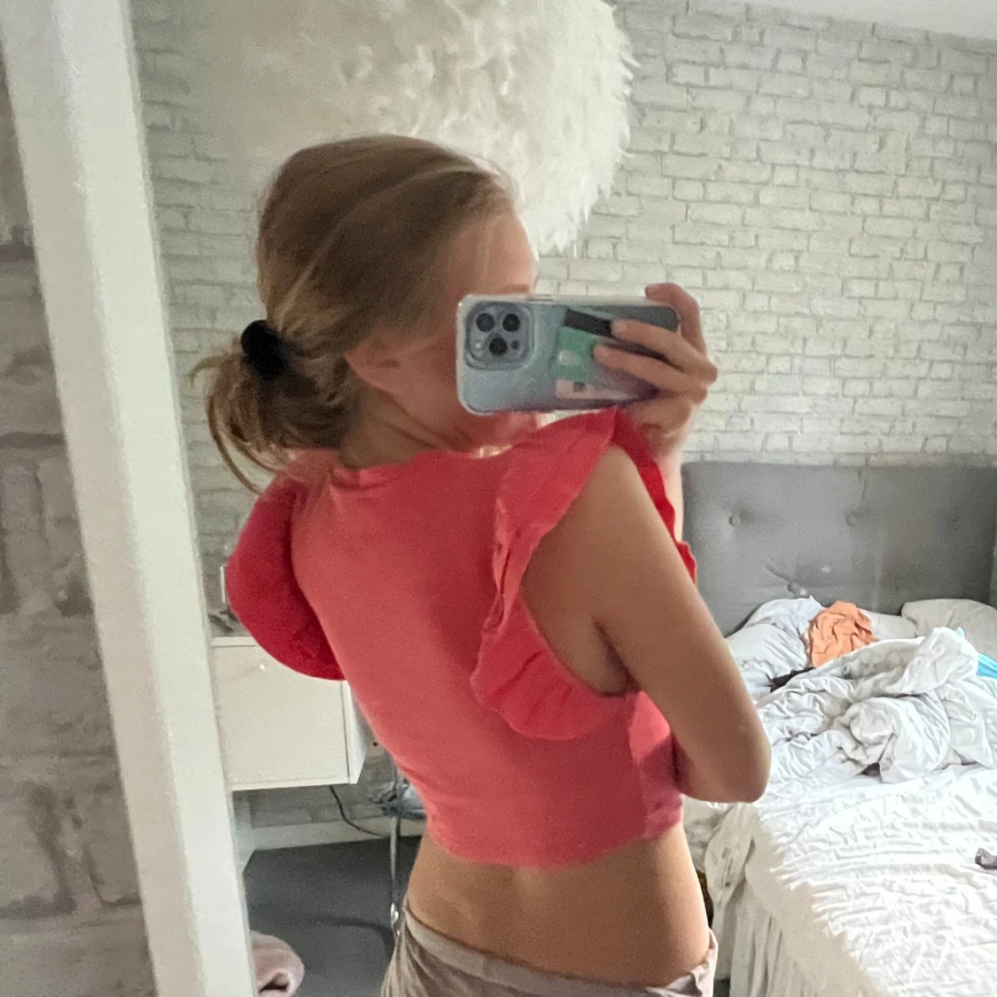 As snygg fest topp i skit ball färg  - 90