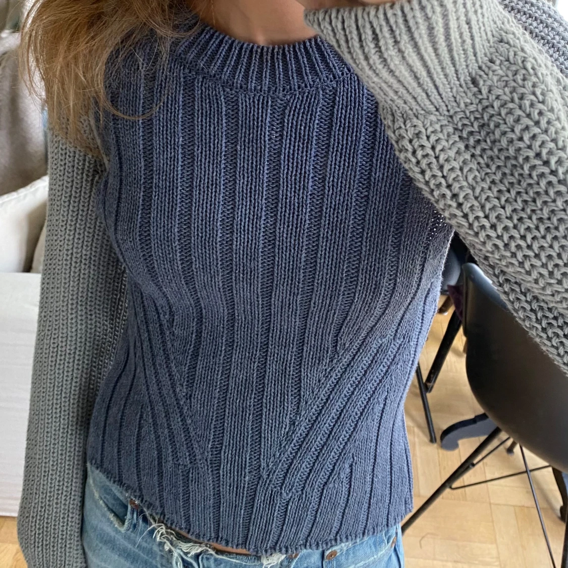 Zara stickad tröja  - 90