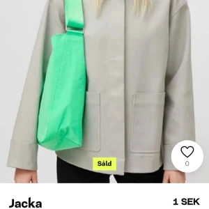 Jacka - Beige/grå/grön jacka 