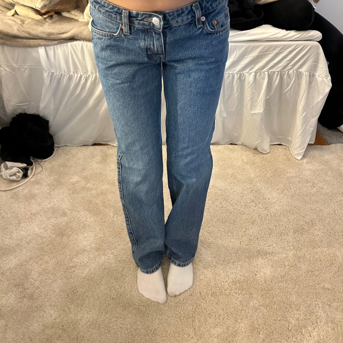 Blå jeans Low waist 