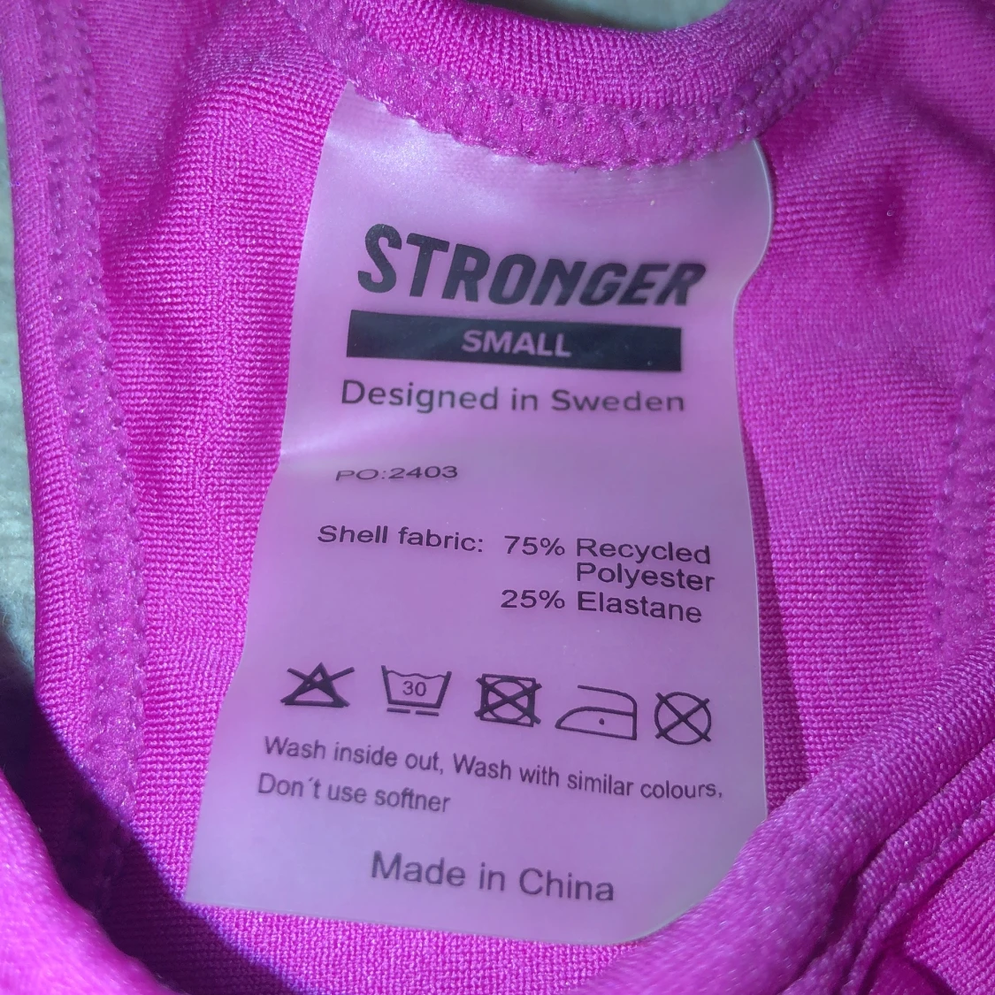 Rosa träningsset från Stronger - 91