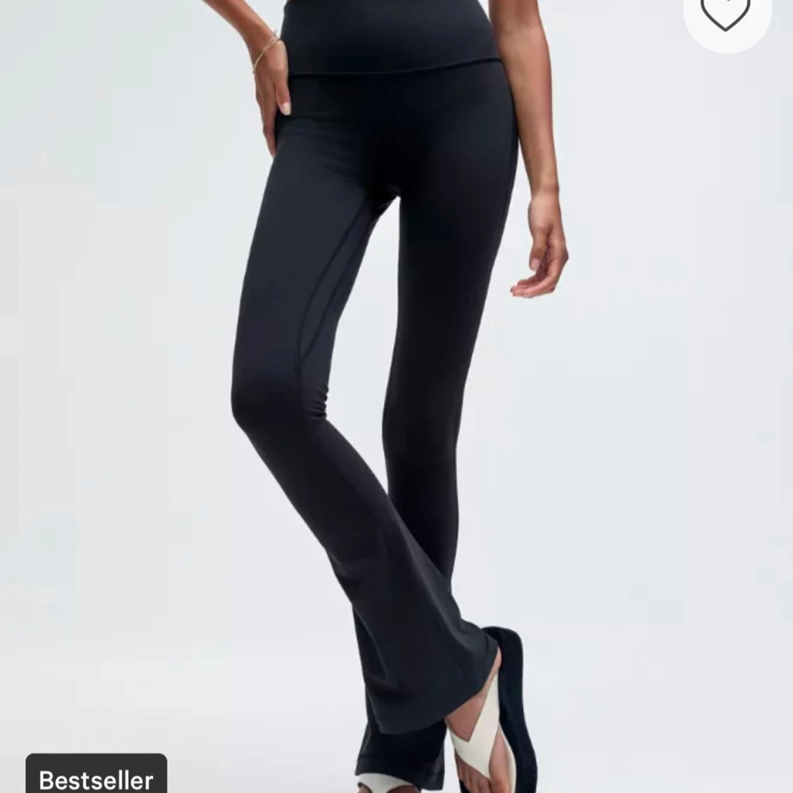 Svarta bootcut leggings från Lululemon