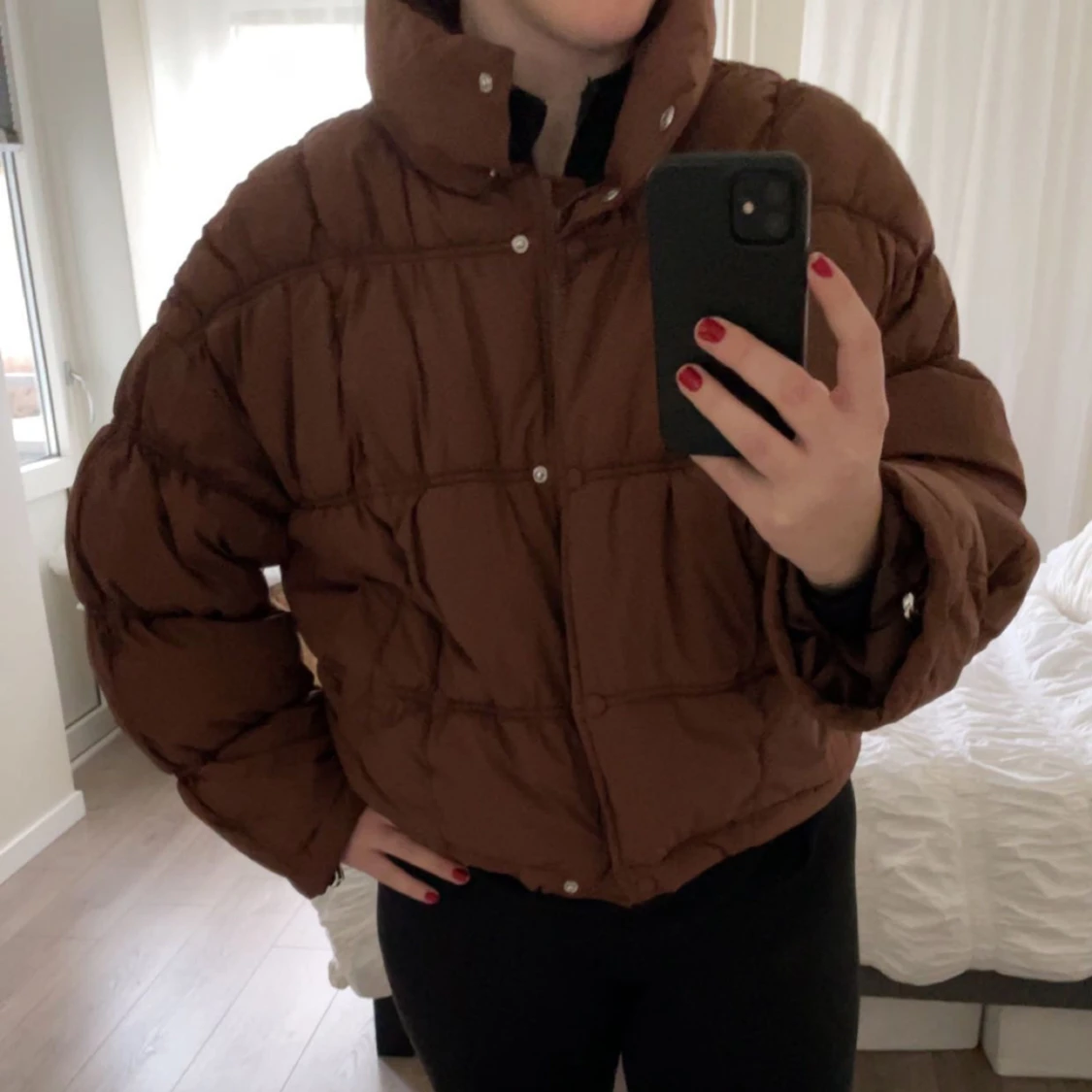 Brun pufferjacka - 91