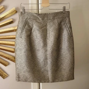 guldig kjol från H&M - Helt ny med prislappen kvar 