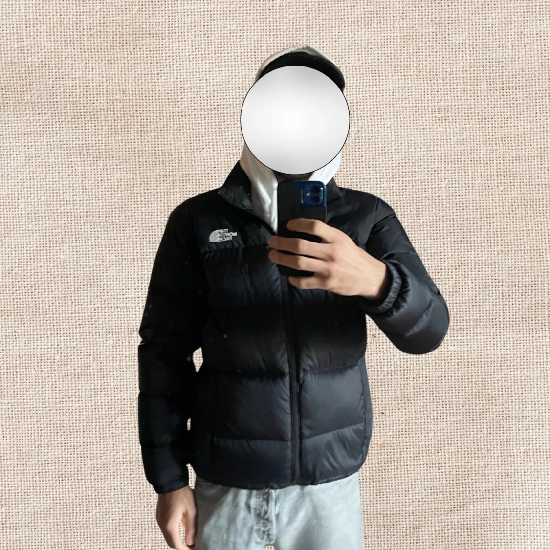 Svart dunjacka från The North Face - 90