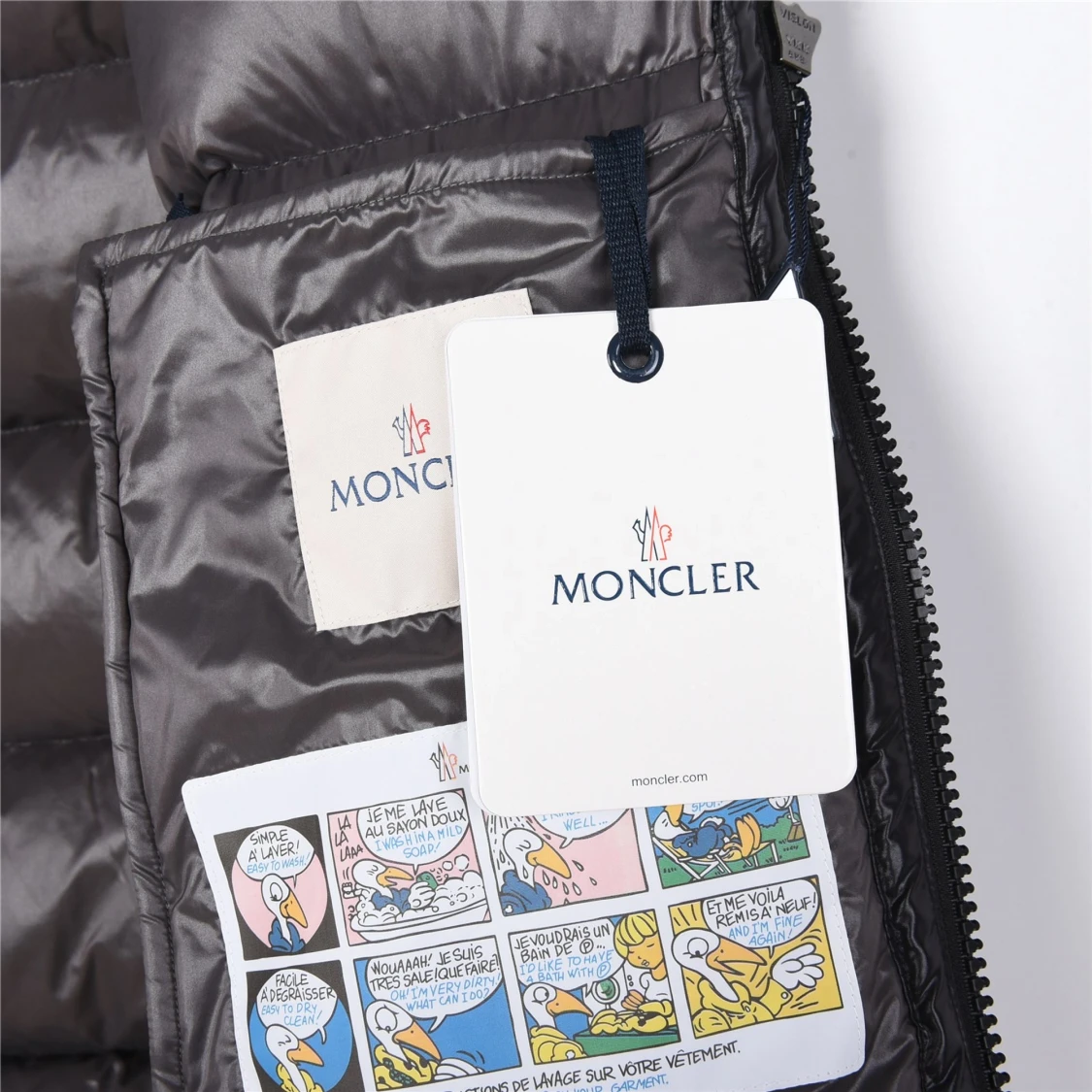 Svart dunväst från Moncler - 90