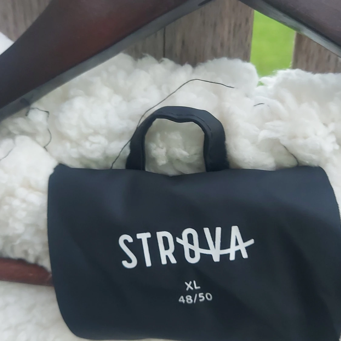 Svart jacka med foder från Strova - 91