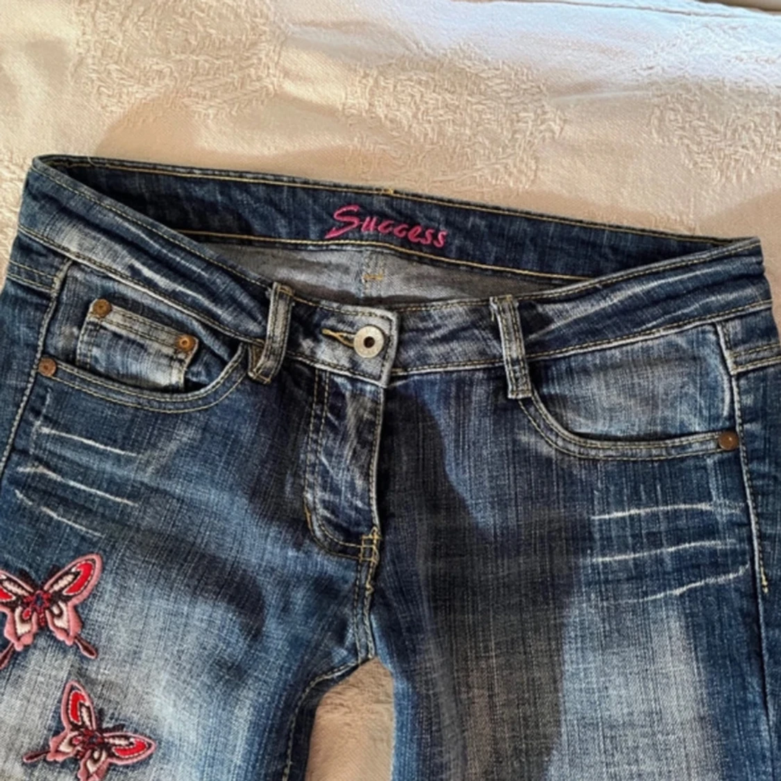 Lågmidjade bootcut jeans  - 91