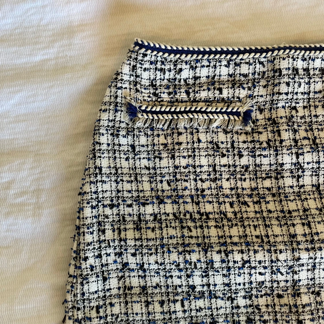 Blåvit minikjol  - 91