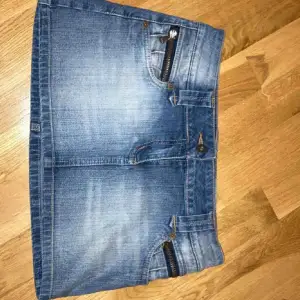 Vintage mini jeanskjol