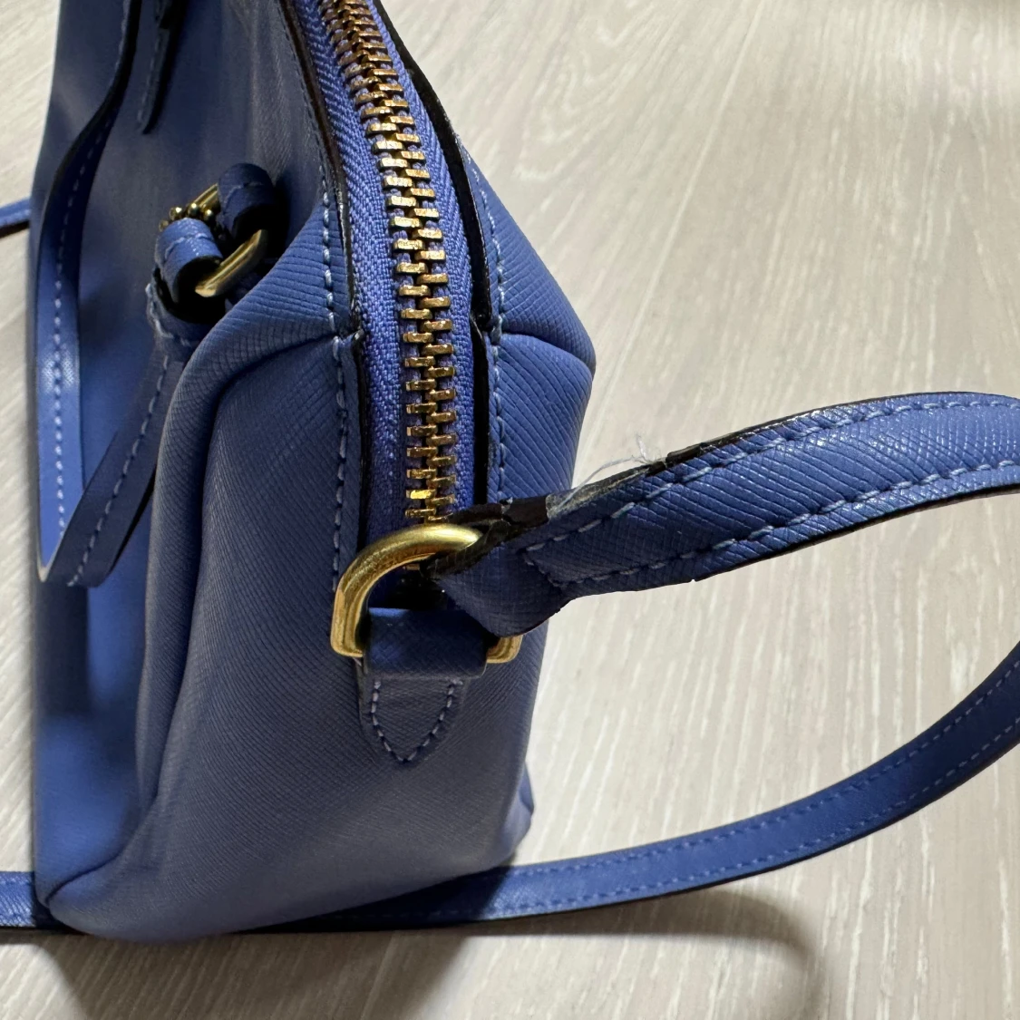 Coach väska blå liten crossbody  - 90