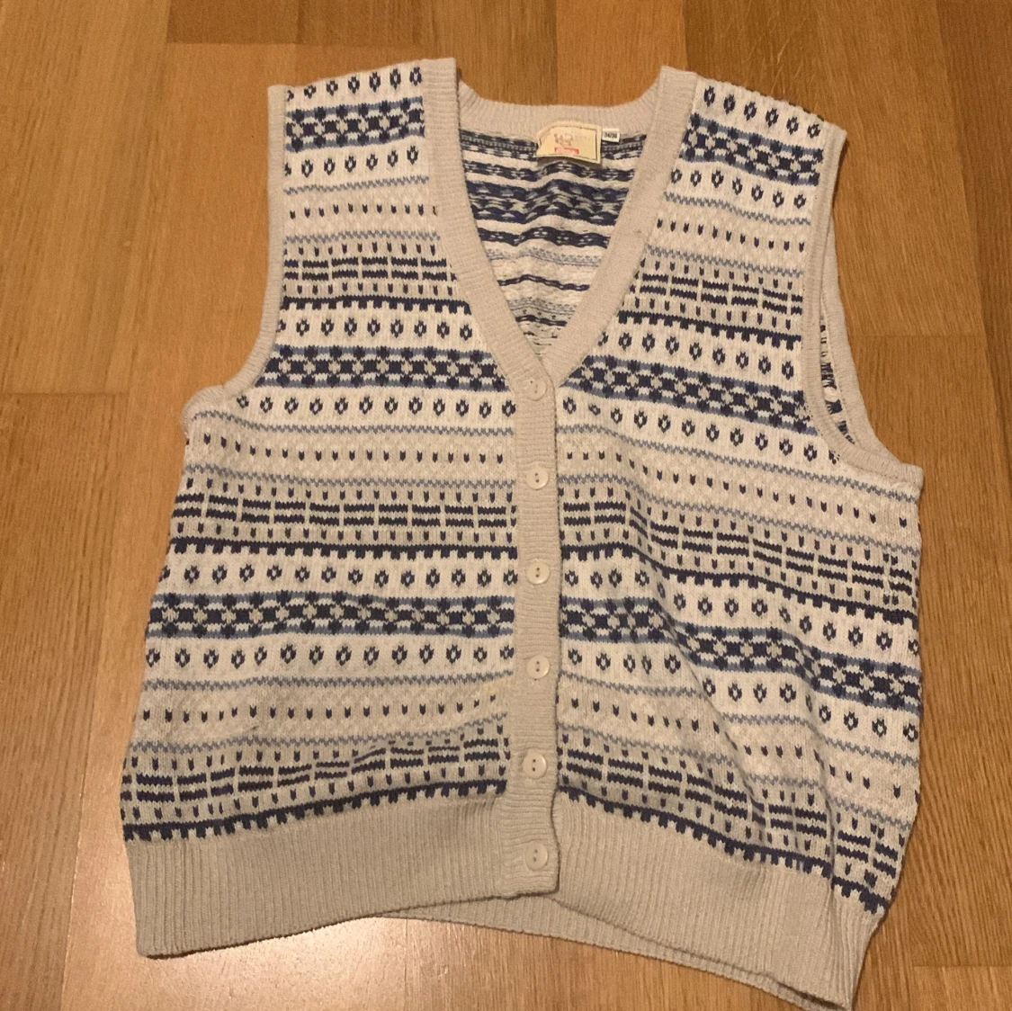 Vintage stickad tröja  - 90