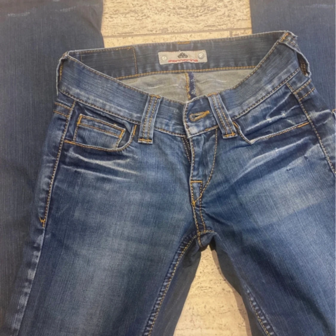Lågmidjade bootcut jeans - 90