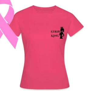 Pinkstrip shirt - En stripshirt i färgen rosa då all vinst doneras till bröstcancerfonden