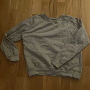 Grå sweatshirt från lager 157 - Säljer en enkel och bekväm grå sweatshirt från lager157 i storlek S. Perfekt för vardagsbruk med sin mjuka bomullskänsla och klassiska design. Tröjan har långa ärmar och ribbade muddar vid ärmslut och nederkant. Passar perfekt till höst och vår!