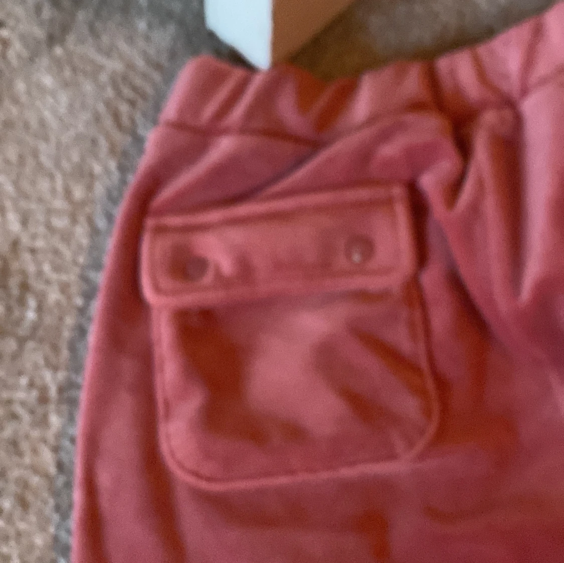 Rosa mjukisbyxor med fickor - 91