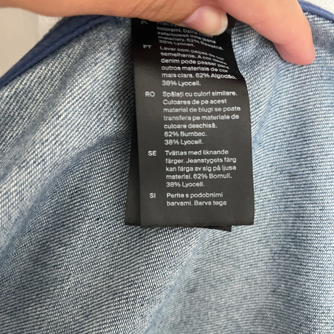 Blå jeans trenchcoat från COS - 91