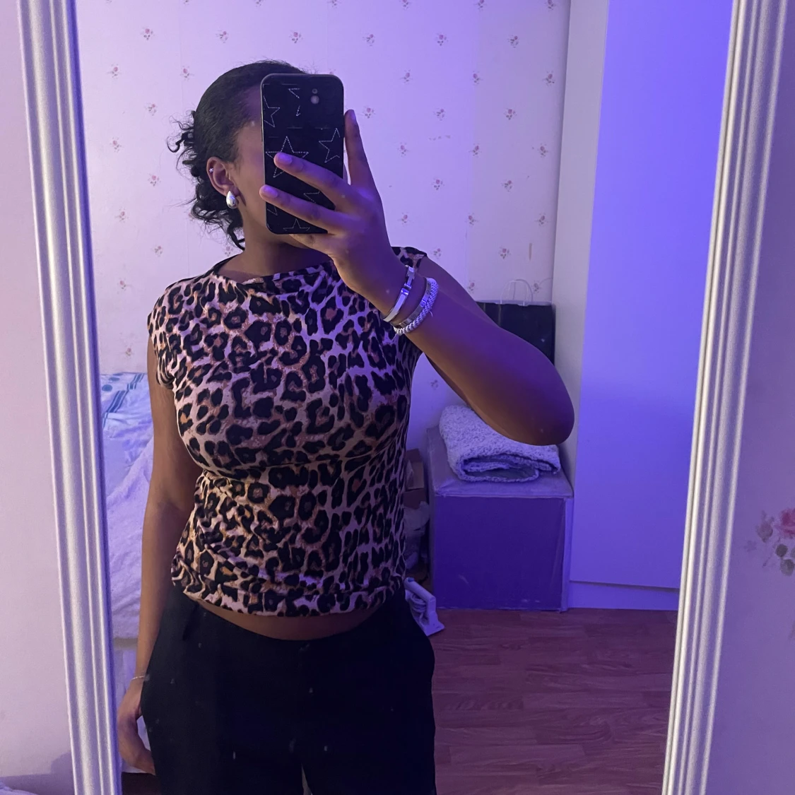 Leopardmönstrad topp från 157 - 91