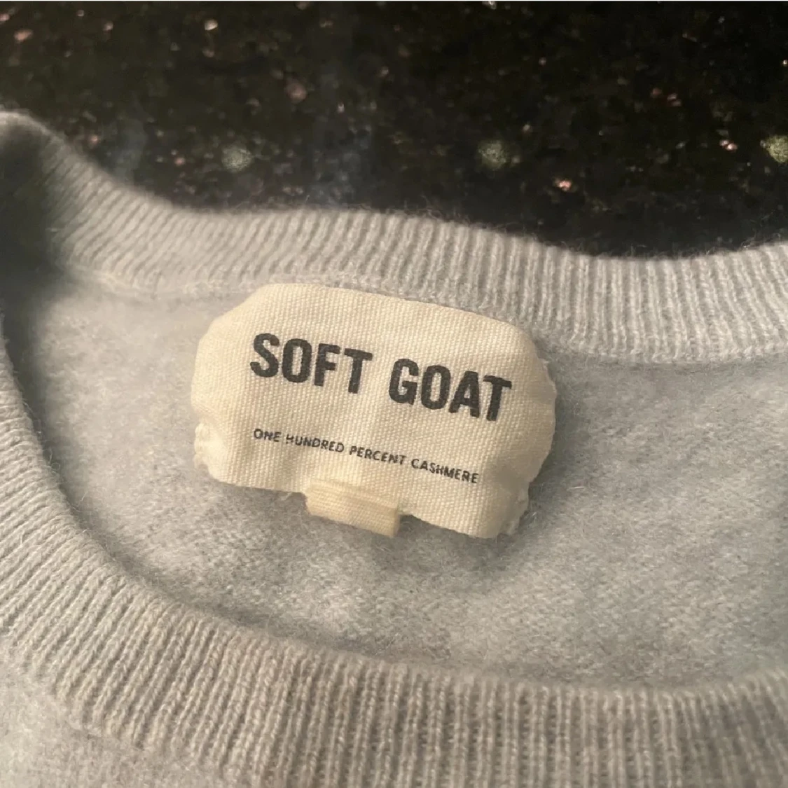 Grå kashmirtröja från Soft Goat - 90