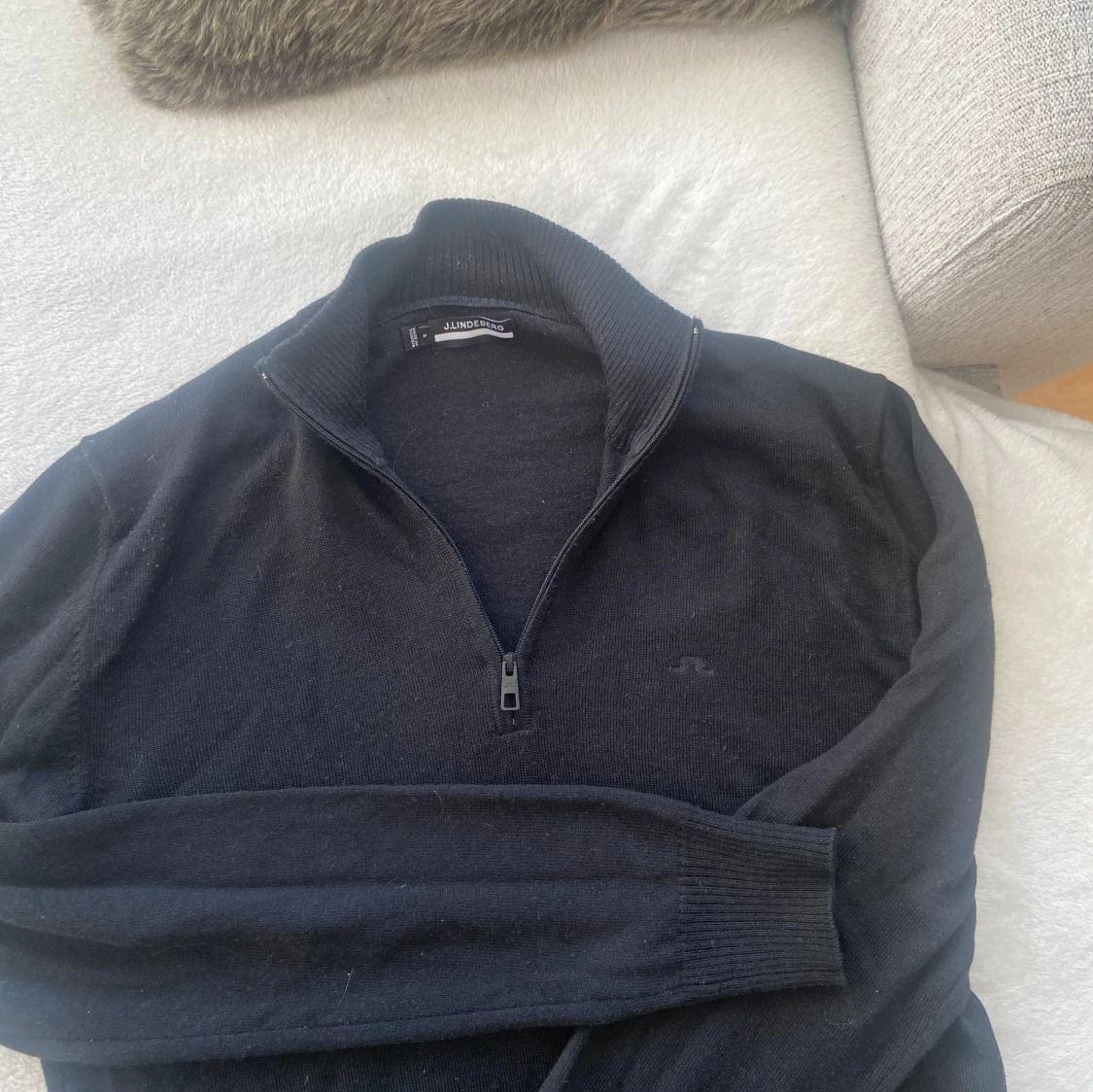 Svart halfziptröja från J. Lindeberg - 2