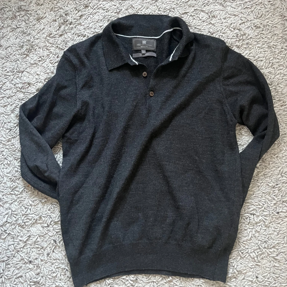 Rugbytröja merinoull