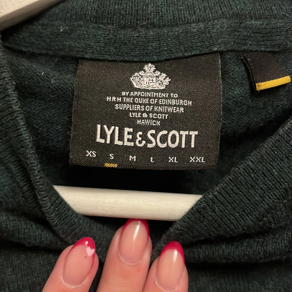 Mörkgrön tröja från Lyle & Scott - 2