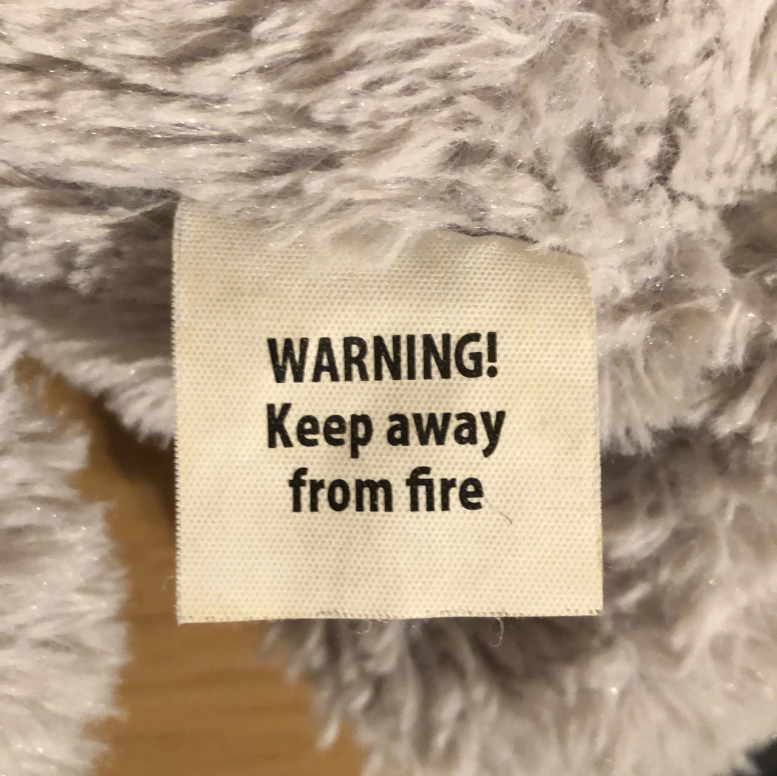 Grå nallebjörn med rosett - 2