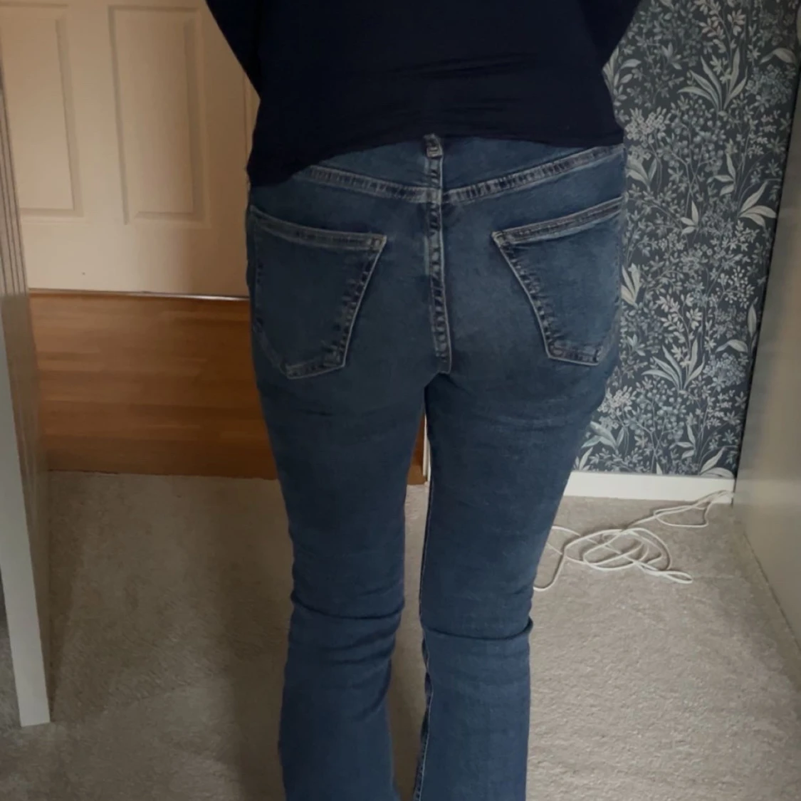 Blå jeans från gina - 1