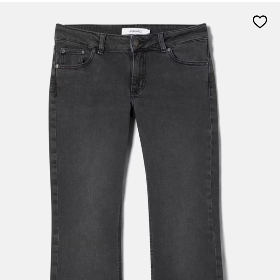 Grå bootcut jeans - 2