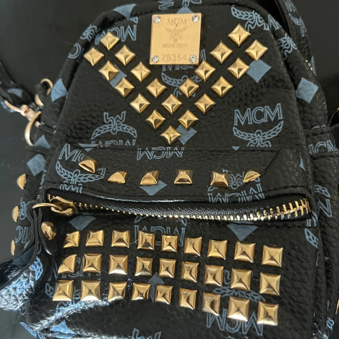 MCM studded women’s backpack
