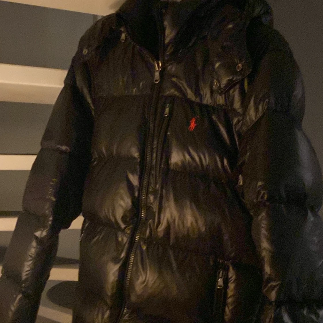 Svart pufferjacka från Ralph Lauren