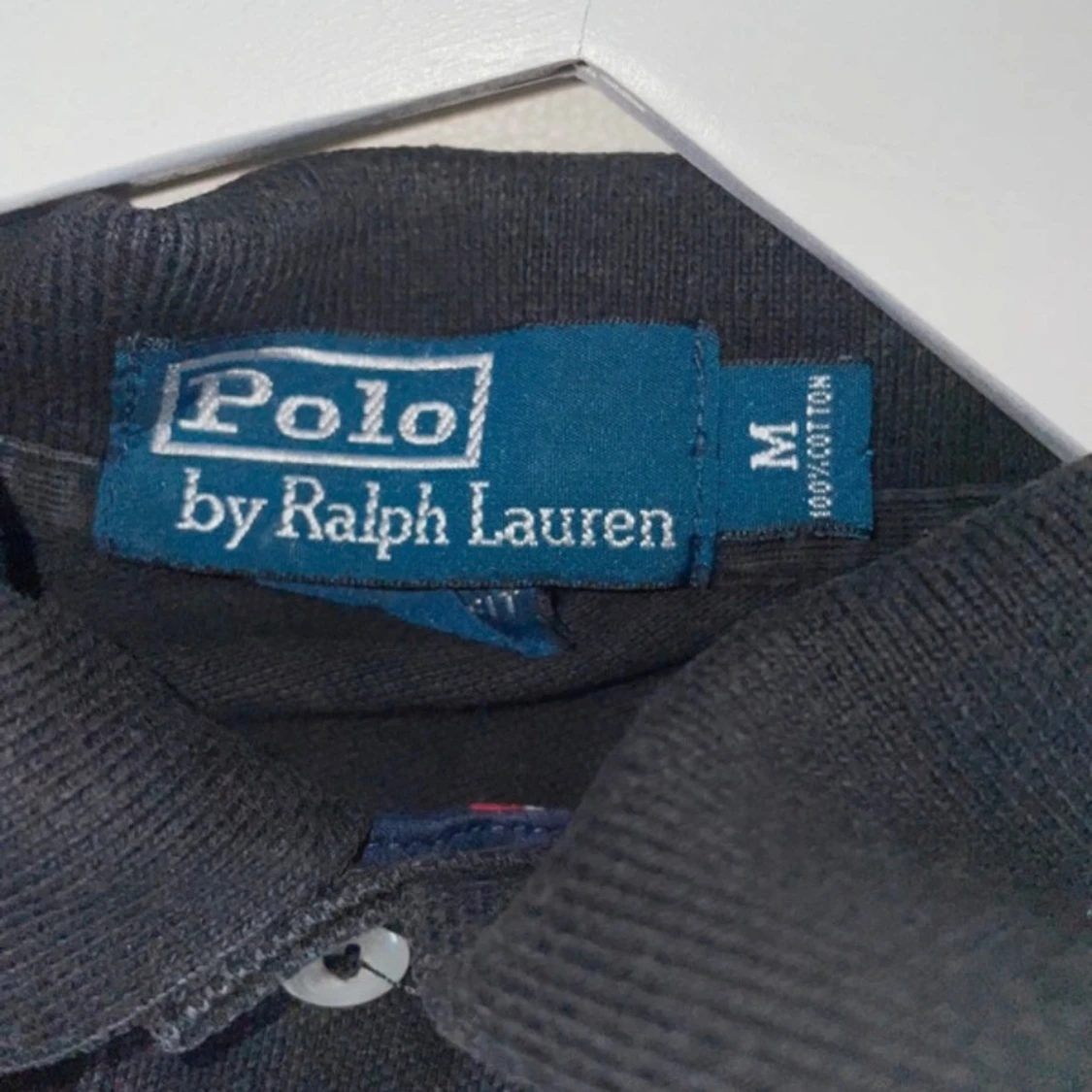 Svart pikétröja från Ralph Lauren