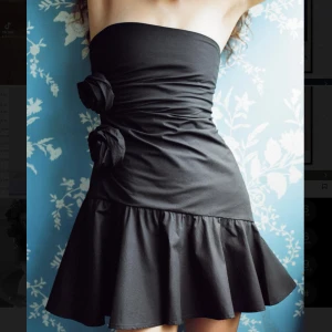 Zara klänning  - Jätte fin klänning från zara med blommor på sidan. Helt ny med prislapp. 