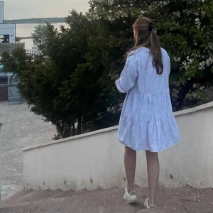 Randig klänning zara - Så söt! Strlk S använd typ en gång o skick som ny🩵🧸🩵🧸