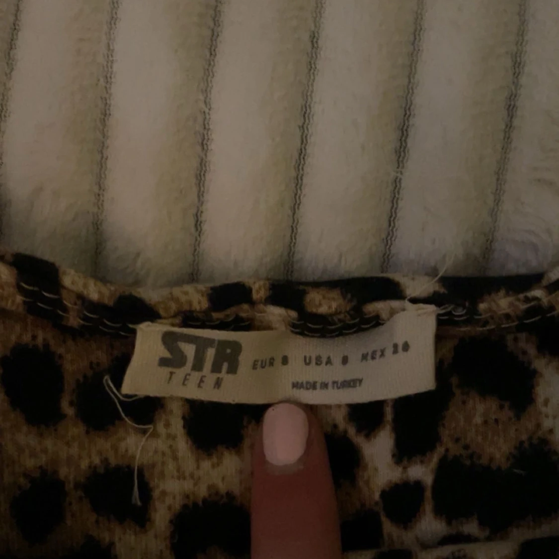 Leopardmönstrad tubtopp  - 1