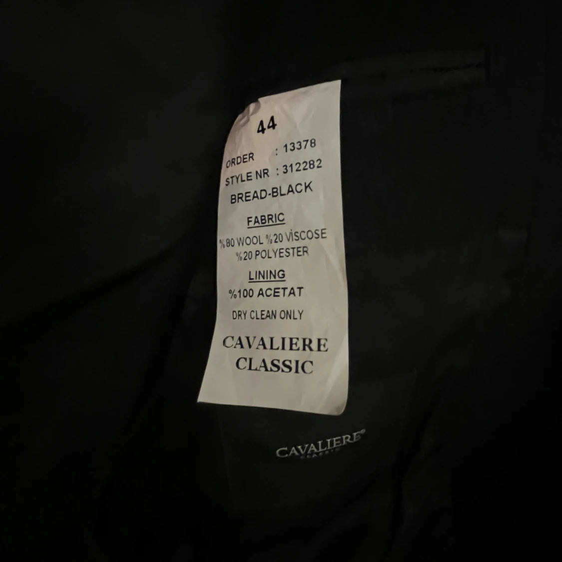 Svart kappa från Cavaliere - 1