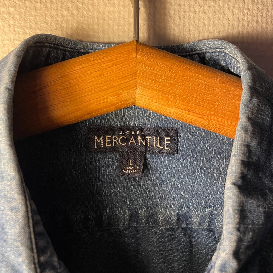 Blå kortärmad skjorta från J.Crew Mercantile - 1