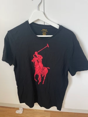 Ralph lauren tshirt  - Jättefin Ralph lauren tshirt. Använt ett fåtalgånger, så den är som ny!  T-shirten är slim fit i storlek M. Lite liten i storleken.