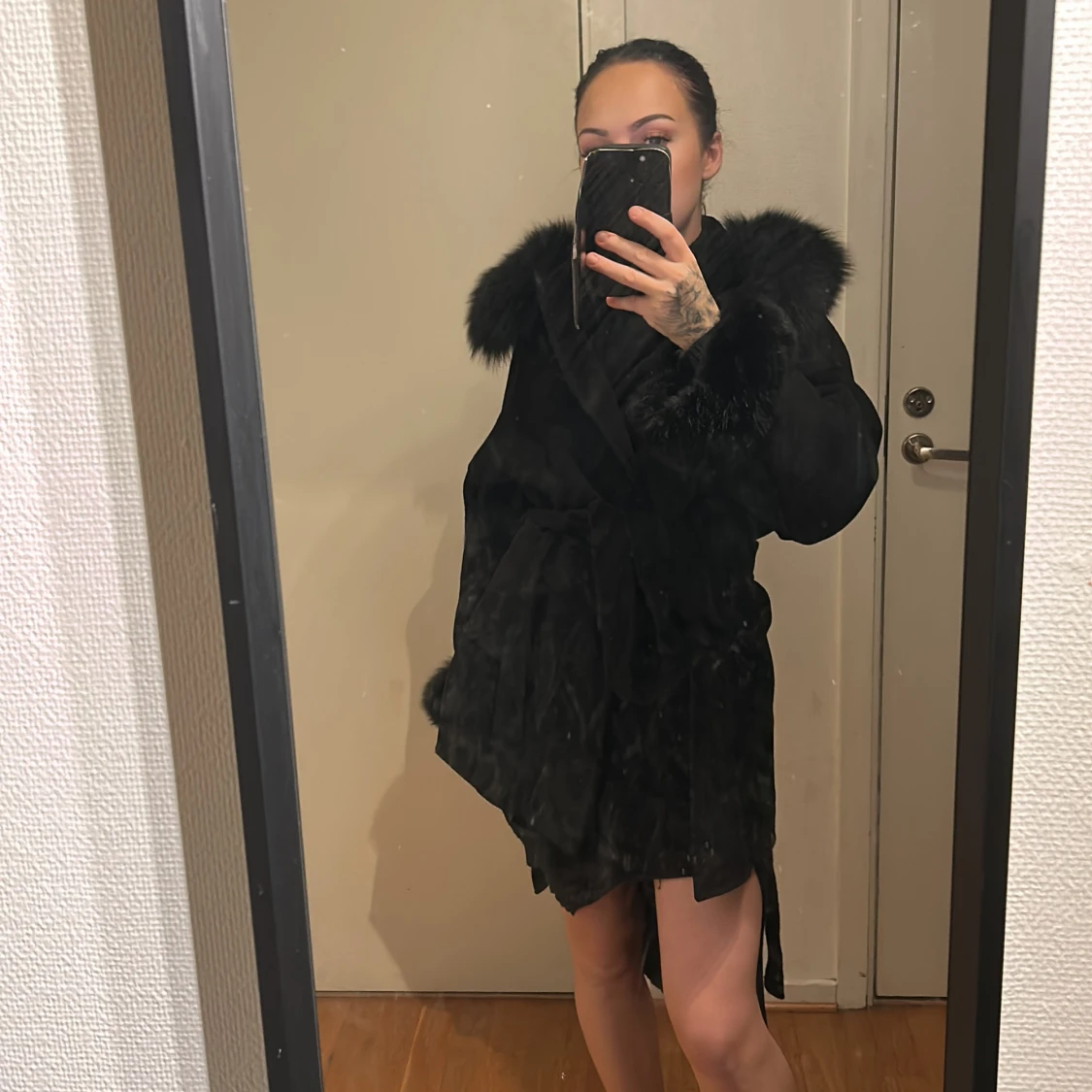 Kappa med päls  - 90