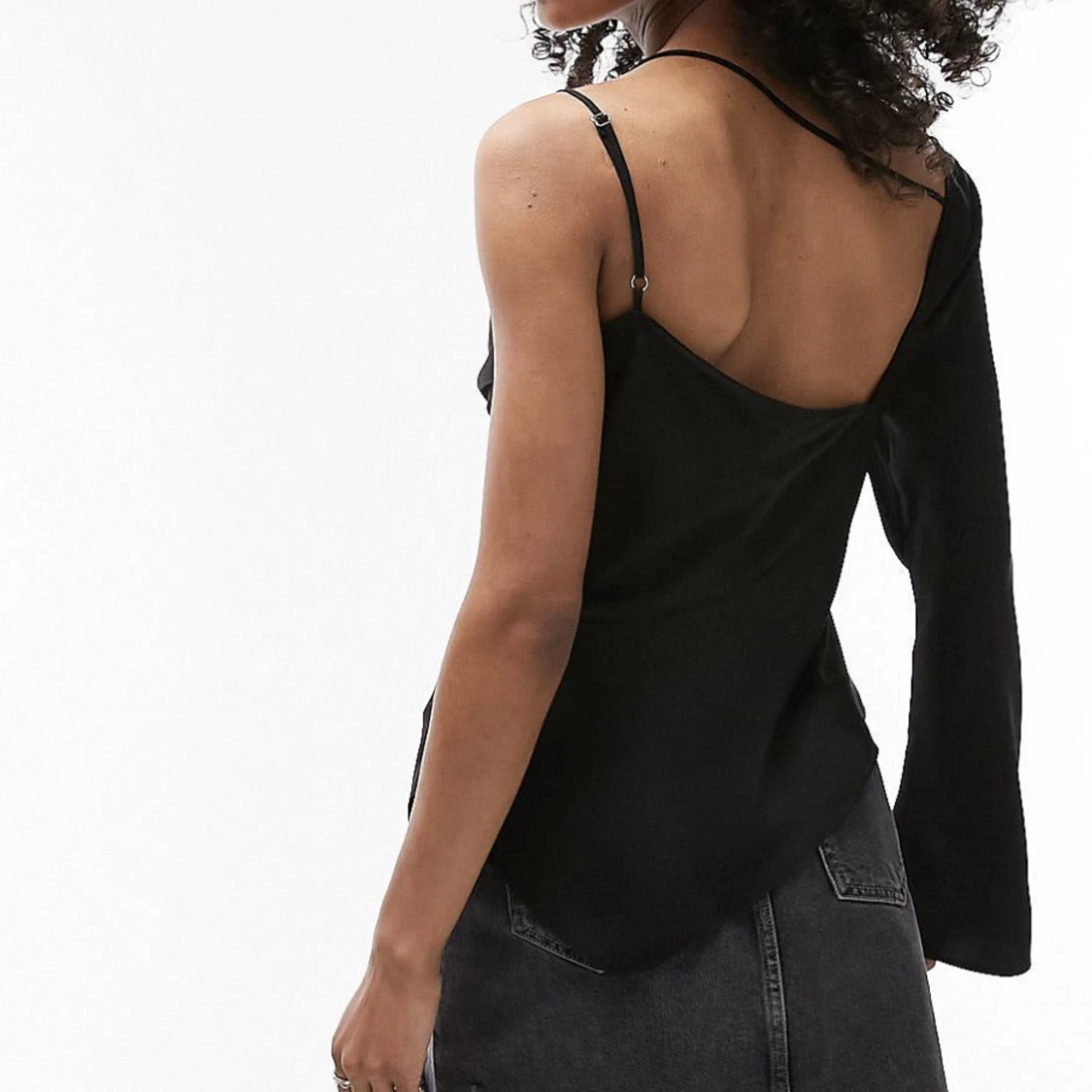Svart enaxlad topp - 90
