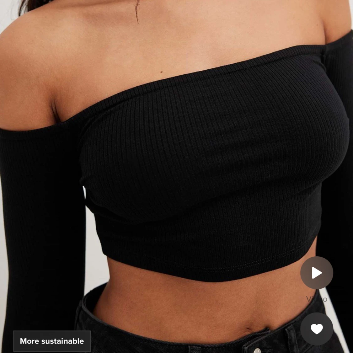 Off shoulder tröja 🖤