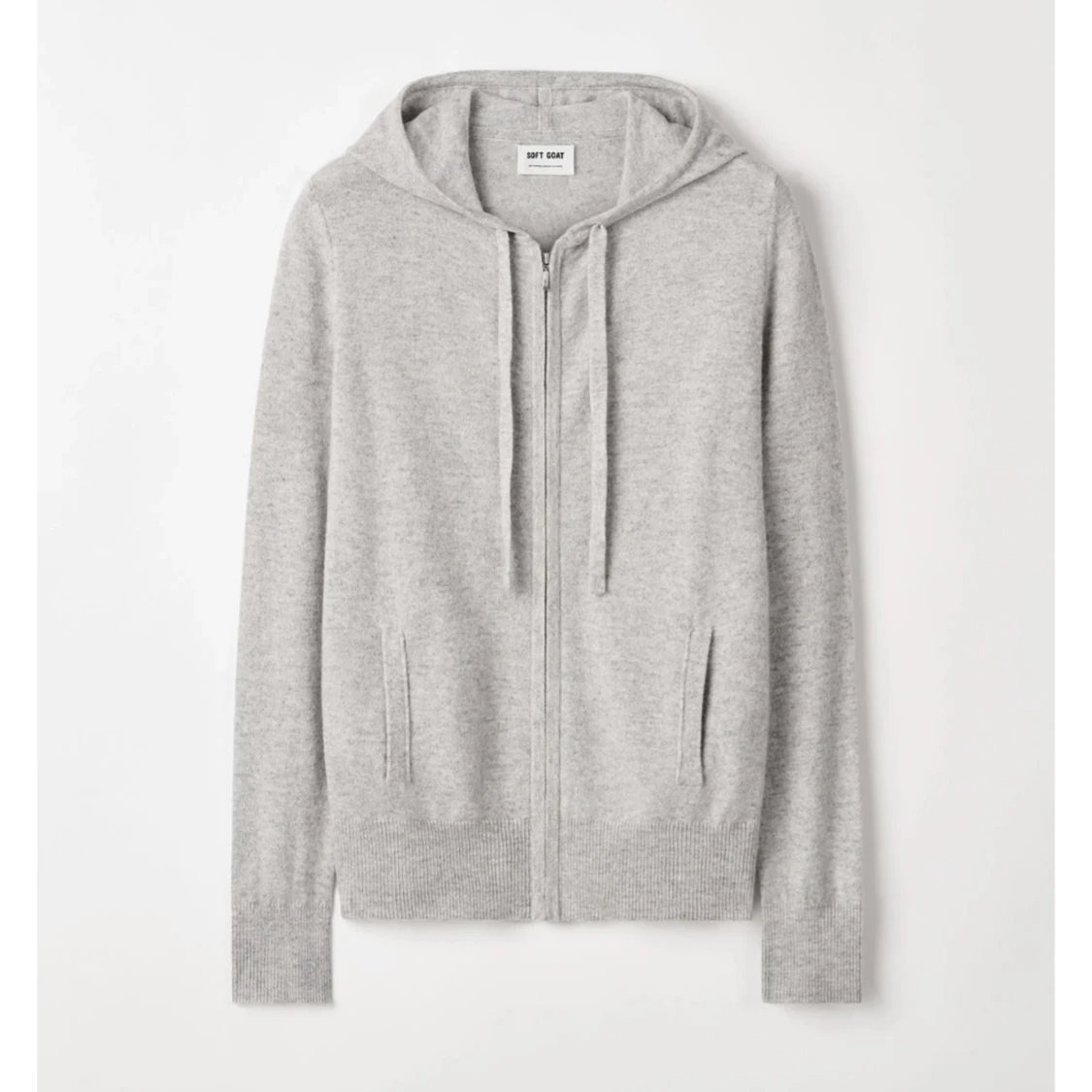 Soft goat zip up