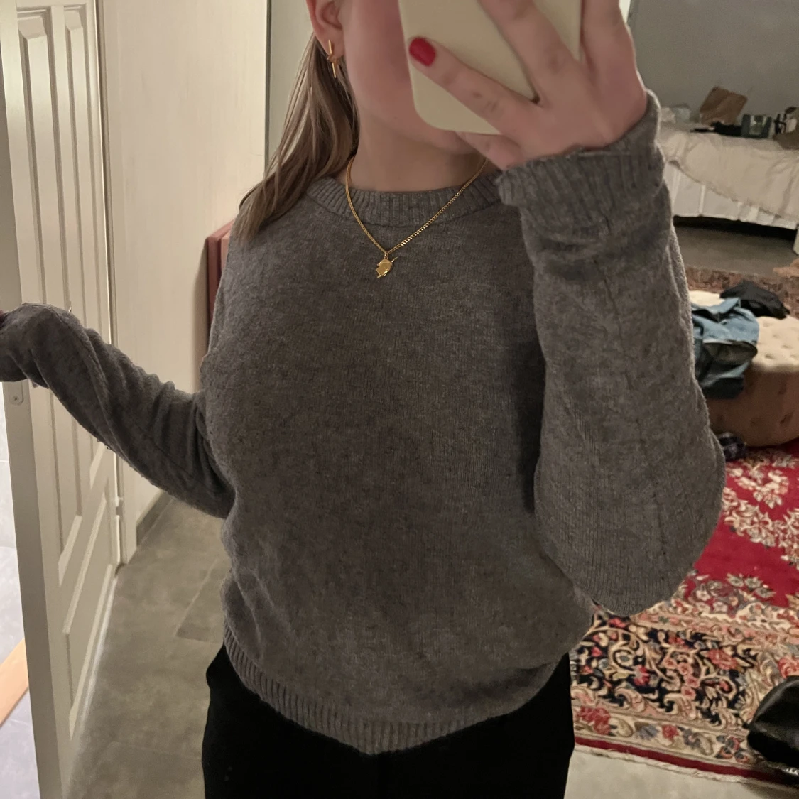 Grå tröja - 90