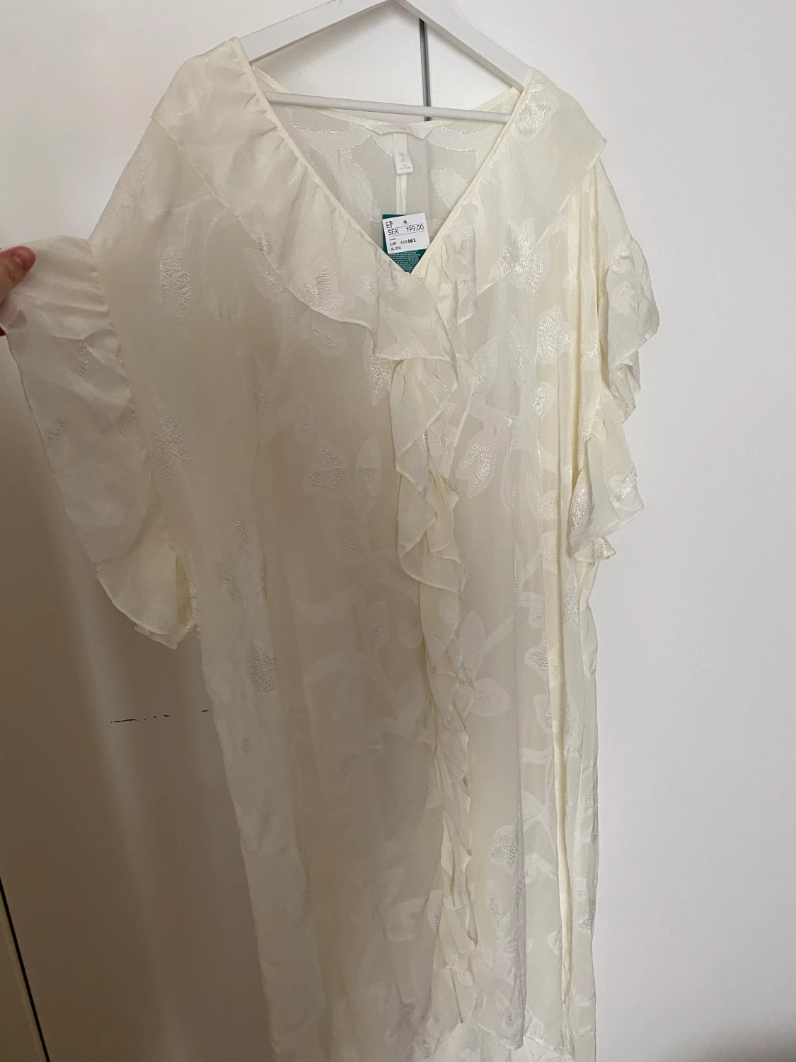 Vit klänning  - 90