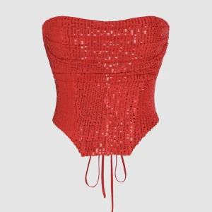 Topp - Säljer denna som jag endast använt en gång.  Passar mig som vanligtvis har S/M och denna är storlek 42 men med tanke på snörningen så kan man spänna åt så den blir mindre😊