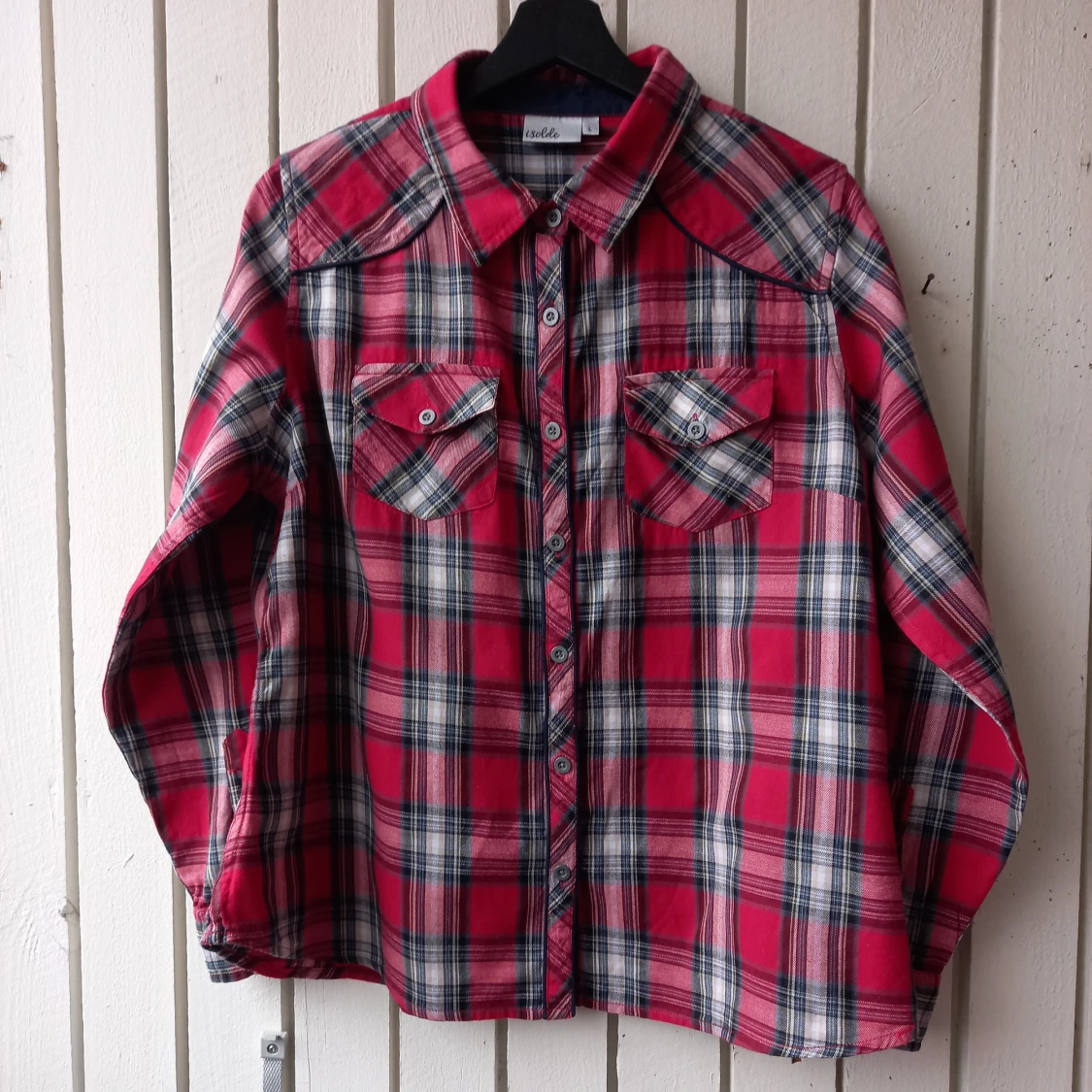 Red flannel shirt
