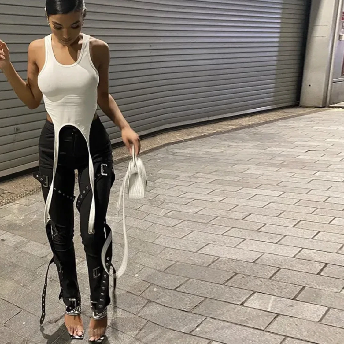 Topp med snörning - 90