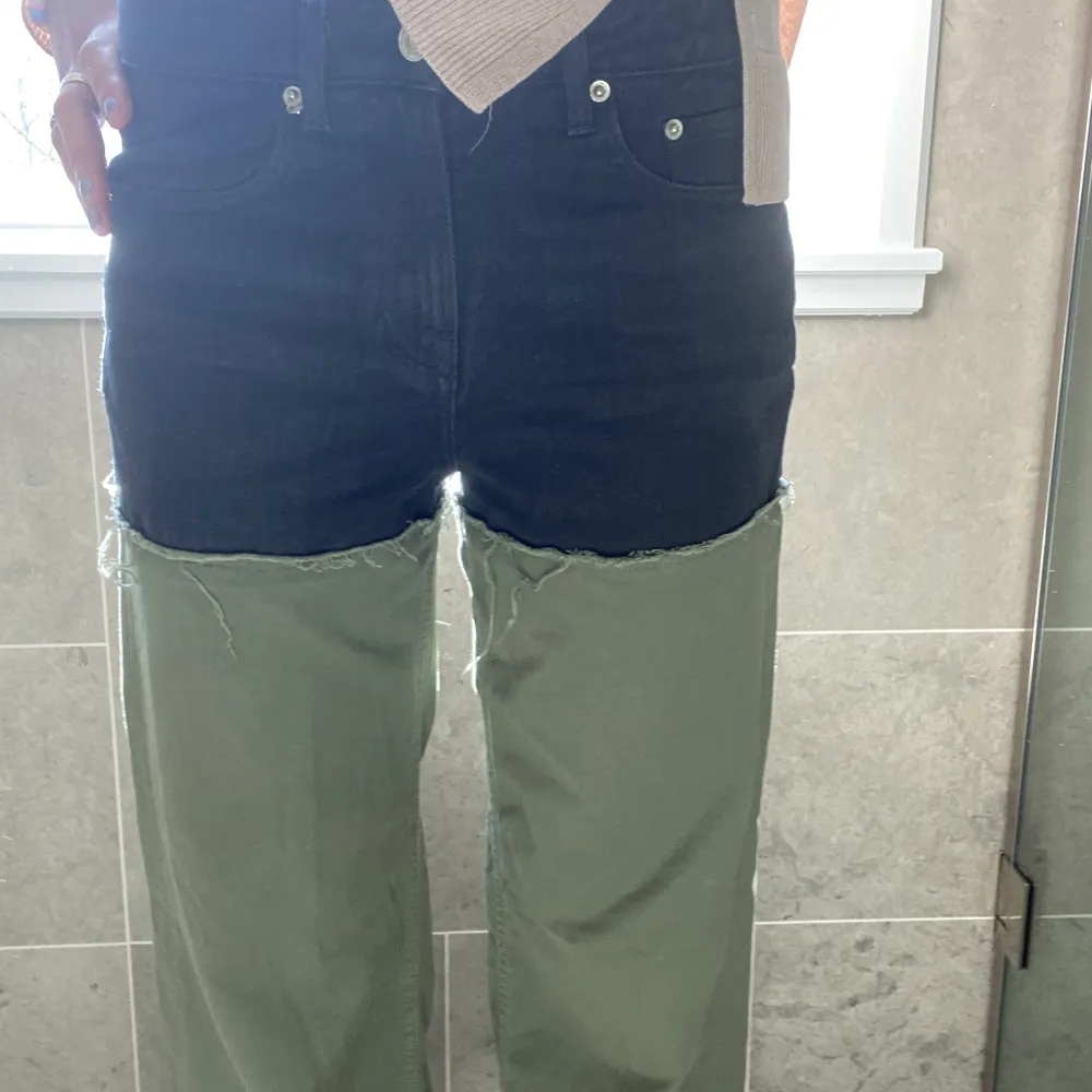 Coola zara jeans i stl 36! Ny skick!💕 . Jeans & Byxor.