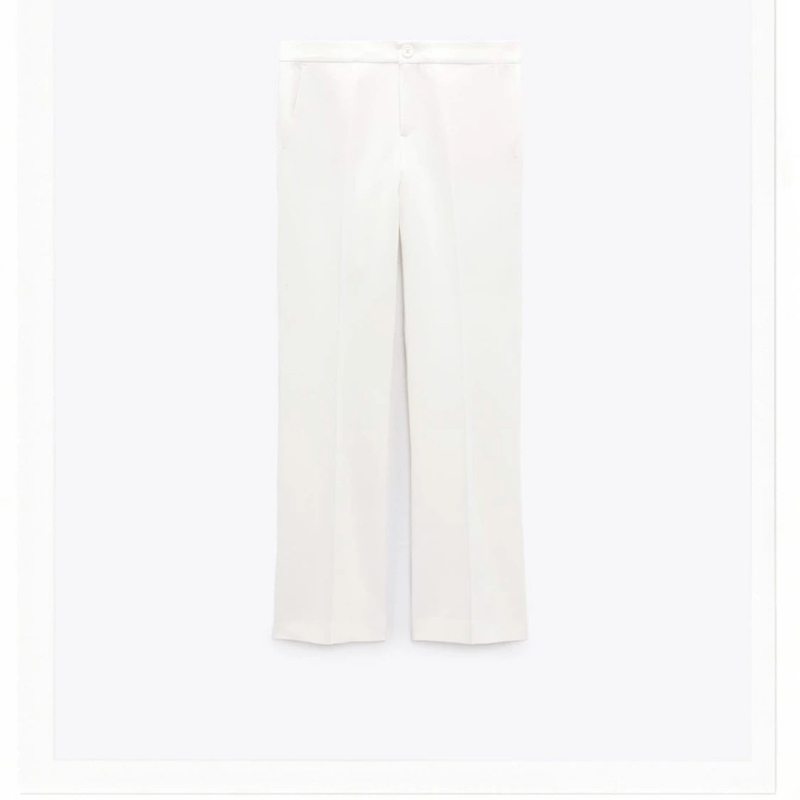 Lågmidjade Linnebyxor zara - 90